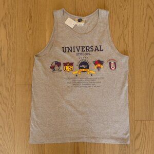 Vintage 1990s Universal Studios Gray Tank Top Made in USA Men’s Medium